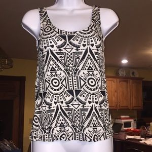 Tribal pattern tank